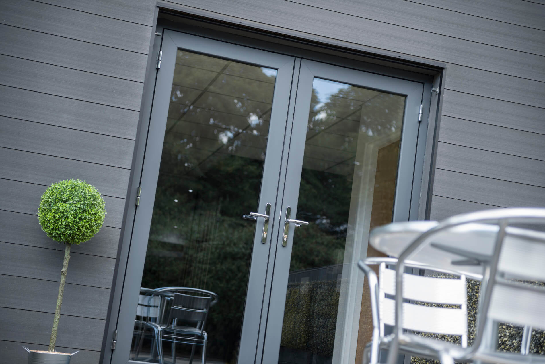 Infinity Flush Pvcu French Doors Dekko Window Systems